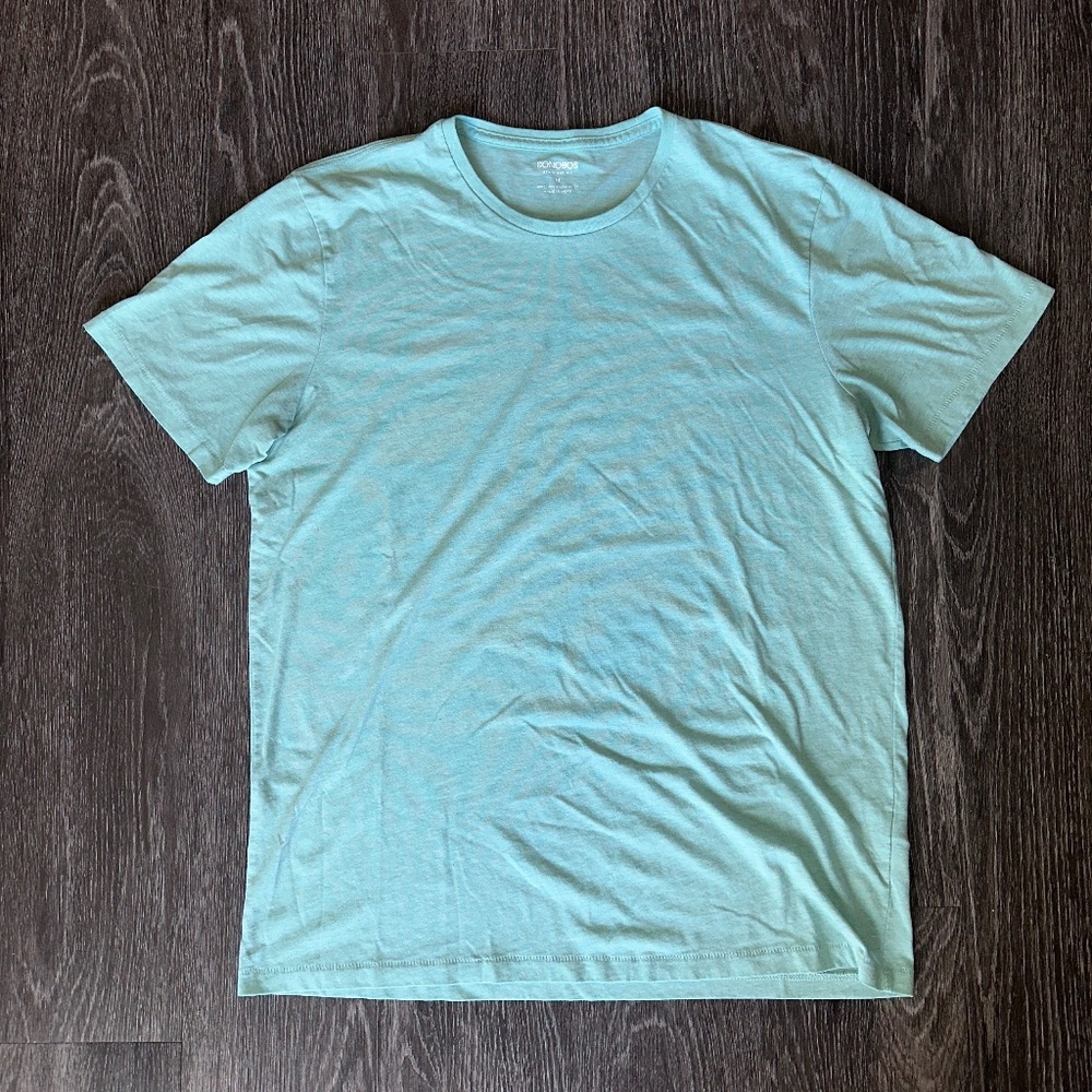 Bonobos Light Teal Pima Performance Tee Medium
